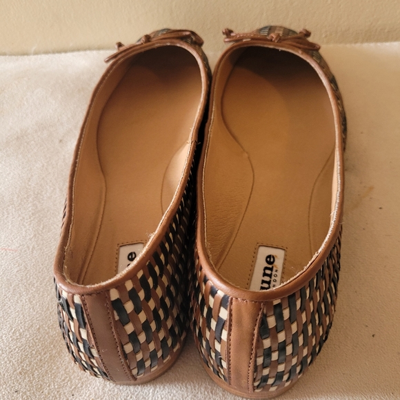 Dune London Ballet Pumps Women Shoe "Hope" Size 41 Leather US 9.5 - Picture 3 of 7